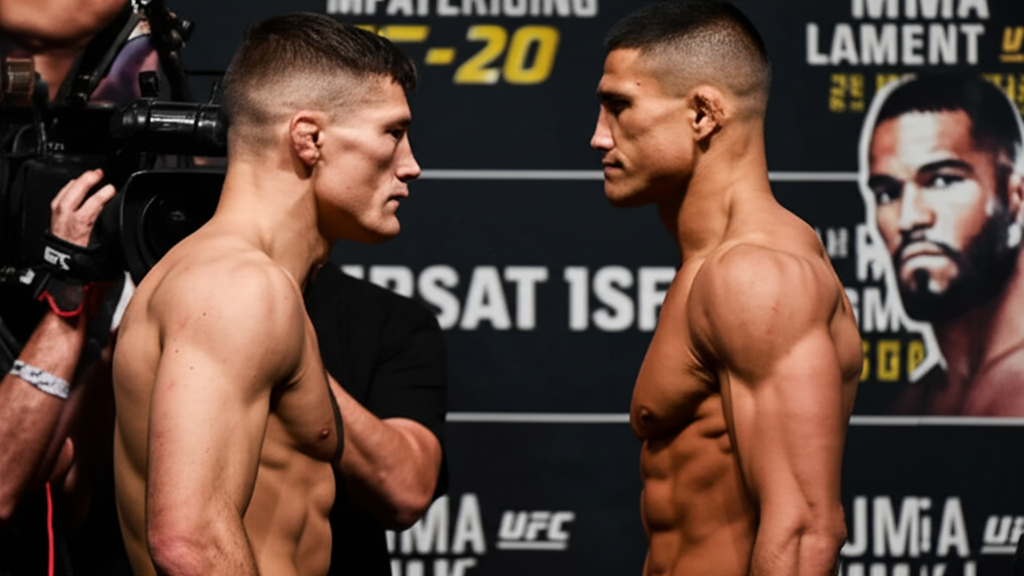 Intense moment at MMA press conference